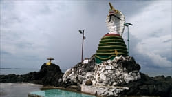 Snake Pagoda Thazin Beach Photo